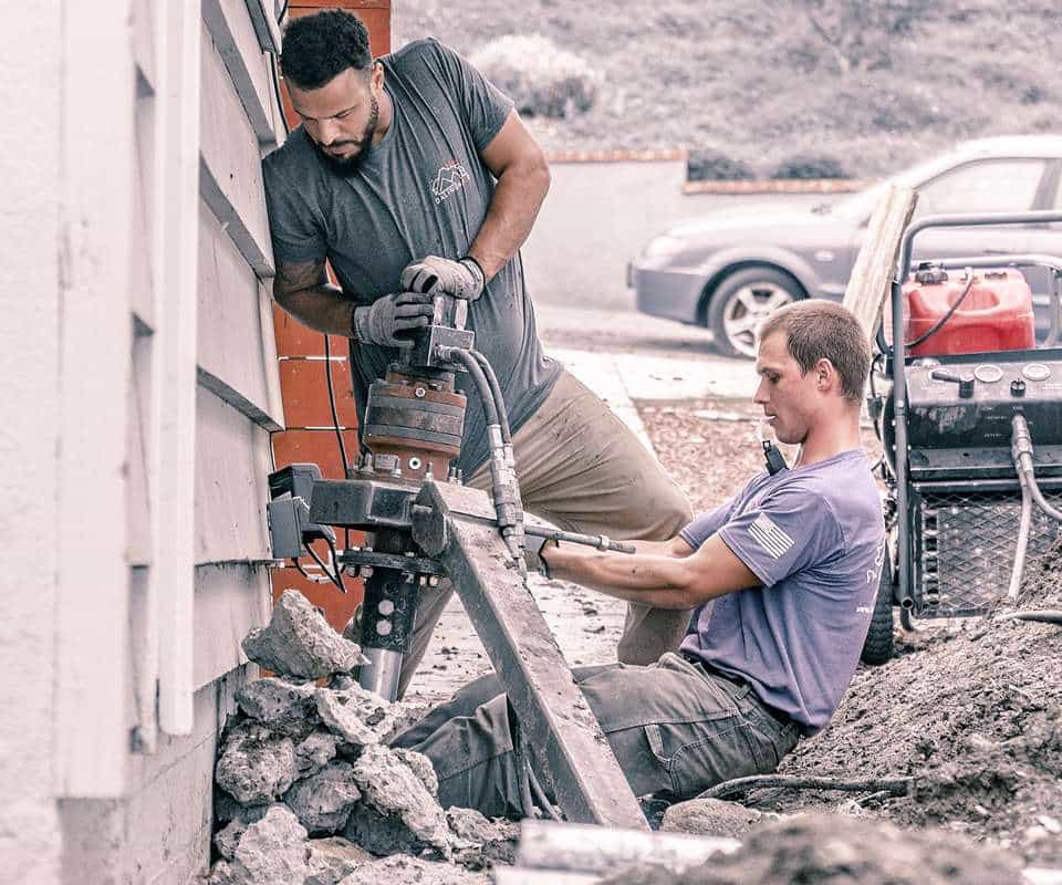Helical Pier Installation